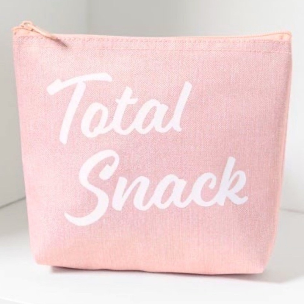 NWT  Thirty-One Snack & Go Pouch - Total Snack in Shimmery Pink